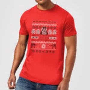 Star Wars I Find Your Lack Of Cheer Disturbing Mens Christmas T-Shirt - Red - L