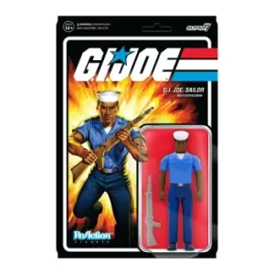 G.I. Joe Wave 2 Blueshirt Clean Dark Brown Reaction Figure