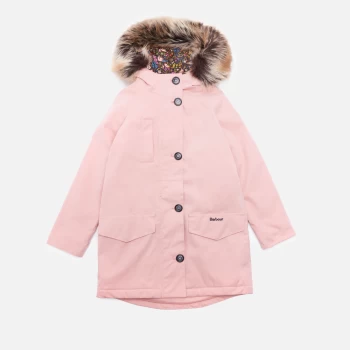 Barbour Girls Walkworth Jacket - Secret Pink/Fuchsia Secret Garden - M (8-9 Years)