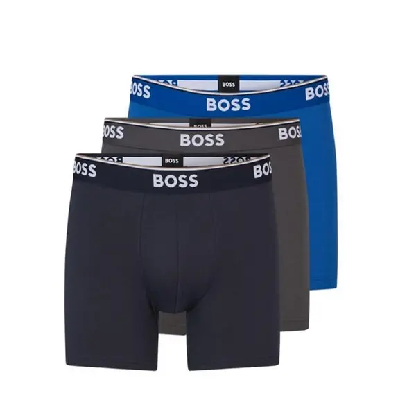 Boss 3 Pack Boxer Shorts - Blue XL