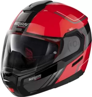 Nolan N90-3 Voyager N-Com Helmet, black-red, Size S, black-red, Size S