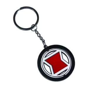 Marvel Black Widow Logo Rotating Keyring