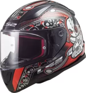 LS2 FF353 Rapid Mini Voodoo Kids Helmet, black-red, Size S, black-red, Size S