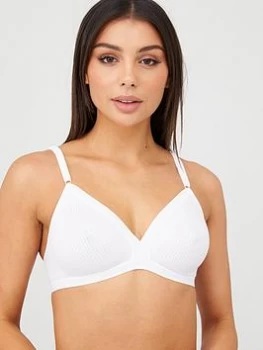 DORINA Tiffany Soft Bra - White, Size 40D, Women