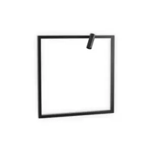 Syntesi Square Integrated LED Wall Lamp Black 3000K