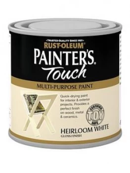 Rust-Oleum Painter&Rsquo;S Touch Toy Safe Gloss Multi Purpose Paint ; Heirloom White 250ml