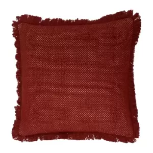 Sienna Twill Woven Cushion Brick