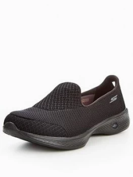 Skechers Go Walk 4 Propel Shoe Black Size 4 Women