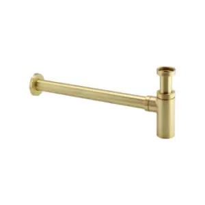 Arissa Brushed Brass Round Bottle Trap