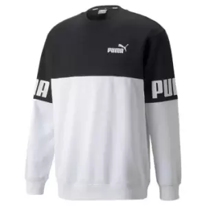 Puma Power Crew Sweater Mens - Black