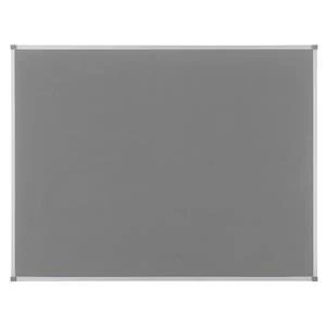 Nobo Classic 1800x1200mm Felt Noticeboard Grey with Aluminium Frame and Wall Fixing Kit