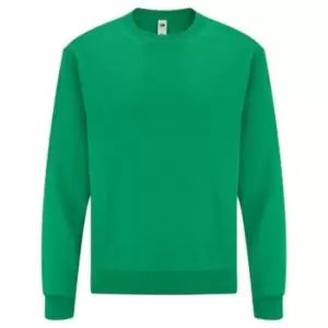 Fruit Of The Loom Mens Classic Drop Shoulder Sweatshirt (XXL) (Heather Green)