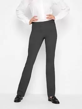 Long Tall Sally Bi Stretch Bootcut Trouser 34" - Grey, Size 10, Inside Leg 34, Women