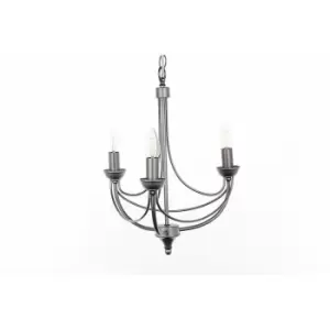 Impex Cirrus Natural 3 Arm Chandelier