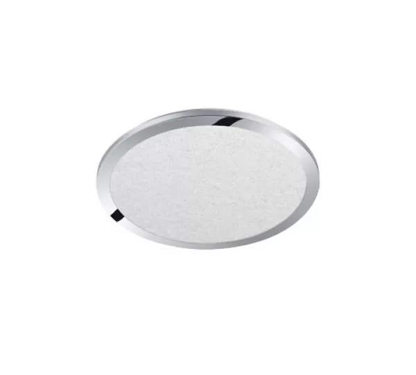 Cesar Modern 40cm Bathroom Ceiling Light Chrome 3000K IP44