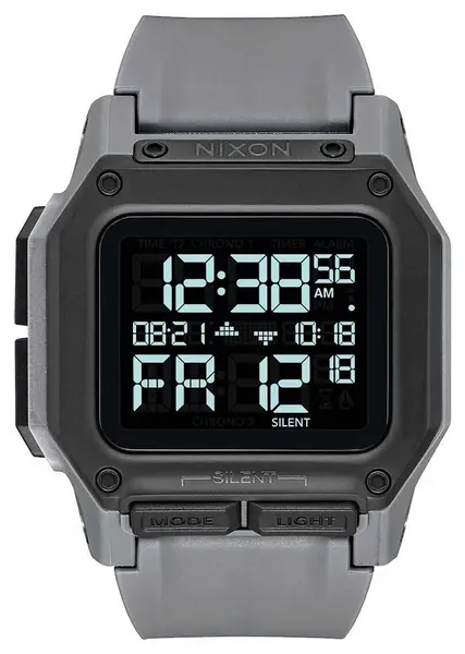 Nixon A1180-632-00 Regulus All Gunmetal Digital Grey Watch