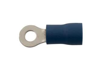 Blue Ring Terminal 6.4mm Pk 100 Connect 30185