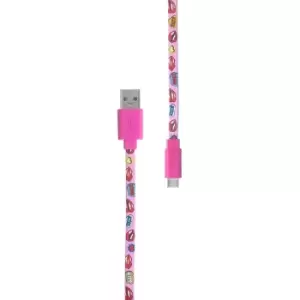 Pop Power Kissing Lips Micro USB Cable