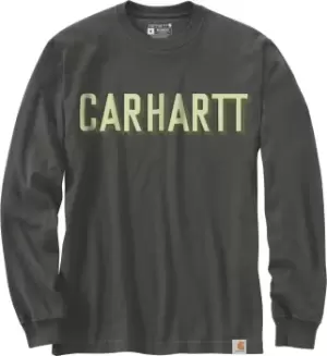 Carhartt Workwear Logo, black-grey, Size XL, black-grey, Size XL