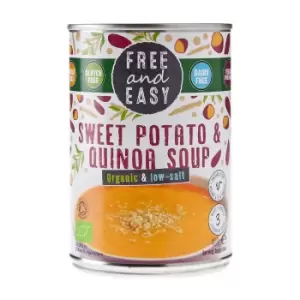 Free & Easy Low Salt Sweet Potato & Quinoa Soup 400g