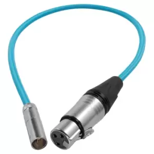 Kondor Blue Mini XLR Male to XLR Female Audio Cable - 2 Pack