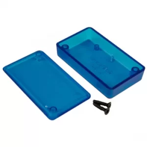 Hammond 1551JTBU Miniature Plastic Enclosure 60 x 35 x 15 Transpar...