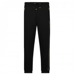 Hugo Boss Logo Jogging Pants Black/Gold Size L Men