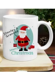 Personalised Mr Claus Christmas Mug - White - Ceramic