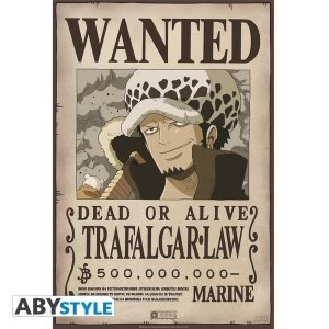 One Piece - Wanted Trafalgar Law Poster