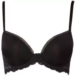 Calvin Klein Seductive comfort with lace demi multiway bra - Black