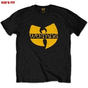 Wu-Tang Clan - Logo Kids 9 - 10 Years T-Shirt - Black