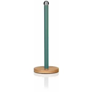 Swan - Nordic Towel Pole with Wooden Base - green