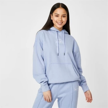 Jack Wills Relaxed Fit Embroidered Logo Hoodie - Blue