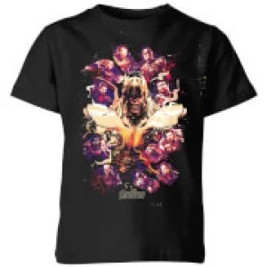 Avengers Endgame Splatter Kids T-Shirt - Black - 3-4 Years