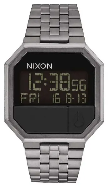 Nixon A158-632-00 Re-Run All Gunmetal Digital Gunmetal Watch