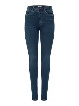 ONLY Onlroyal Hw Skinny Fit Jeans Women Blue