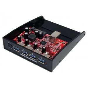 StarTech USB 3.0 Front Panel 4 Port Hub 3.5 5.25" Bay