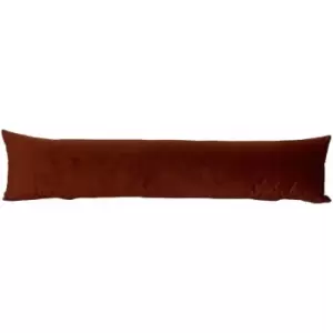 Evans Lichfield - Opulence Velvet Draught Excluder Case, Sunset