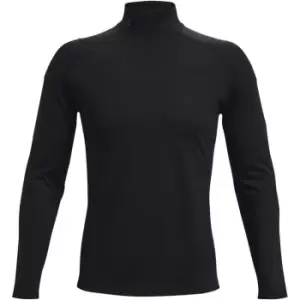 Under Armour CoolGear Rush Mock Base Layer Top Mens - Black