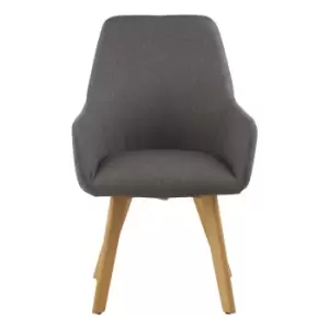 Scandi Inspired Dining Chair in Soft Grey