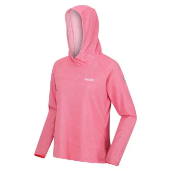 Regatta Womens Montes Fleeced Hoodie - RethnkPk/Wht