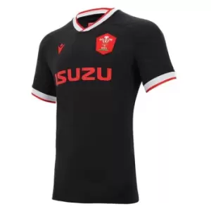 Macron Wales Alternate Authentic Shirt 2020 2021 - Black