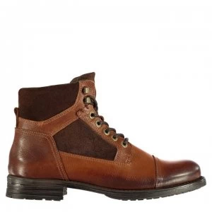 Firetrap Whitelaw Mens Rugged Boots - Cognac