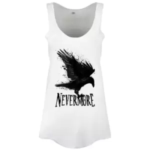 Grindstore Womens/Ladies Nevermore Vest Top (M) (White/Black)