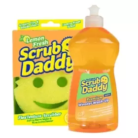 Scrub Daddy Lemon Fresh Sponge and Dish Soap Combo