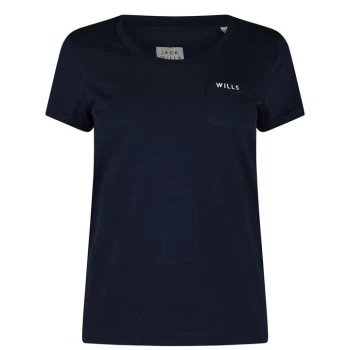 Jack Wills Fullford Pocket T-Shirt - Navy