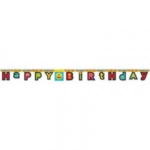 Emojions Happy Birthday Banner