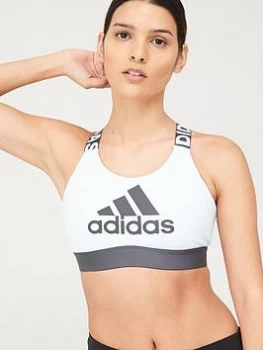 adidas Don't Rest Sports Bra - White, Blue Size M Women