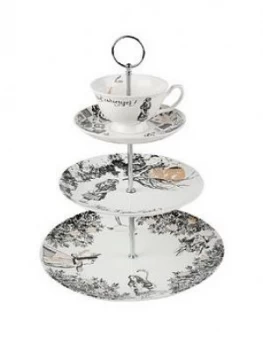 V&A Alice In Wonderland 3-Tier Cake Stand