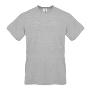 Next Level Unisex Adult Snow Sueded T-Shirt (L) (Grey Heather)